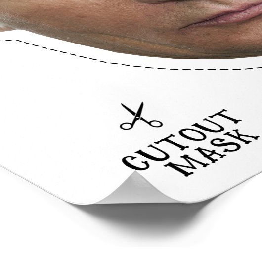 Poster Masque de costume Vladimir Poutine (Coin)