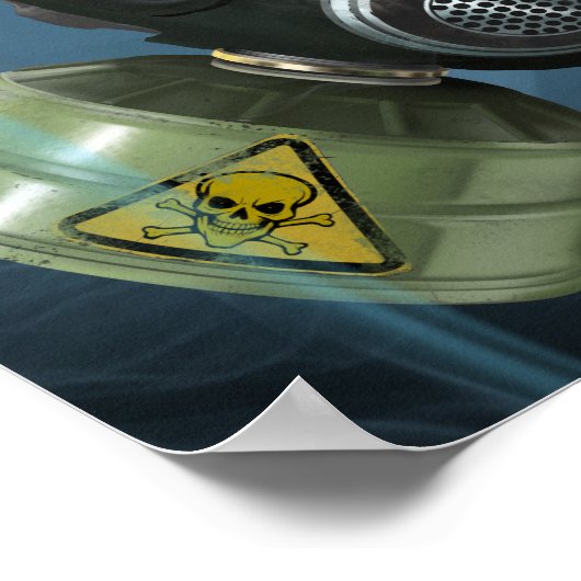 Poster Masque de gaz post-apocalyptique (Coin)