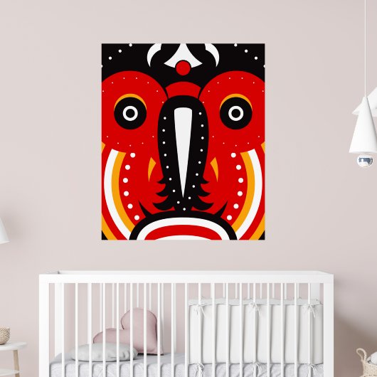 Poster Masque de la tribu Teke (Pépinière 2)