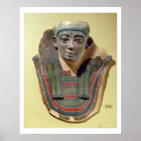 Masque de maman, de Mirgissa (stuc et peint pl