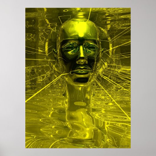 Poster Masque de Nefertiti (Devant)