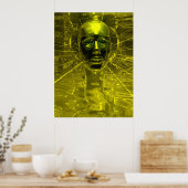 Poster Masque de Nefertiti (Cuisine)