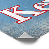 Poster Masque de plongée Key West Vintage (Coin)