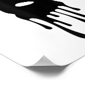 Poster Masque de ski Balaclava Bandit Masque Robber Hip h (Coin)