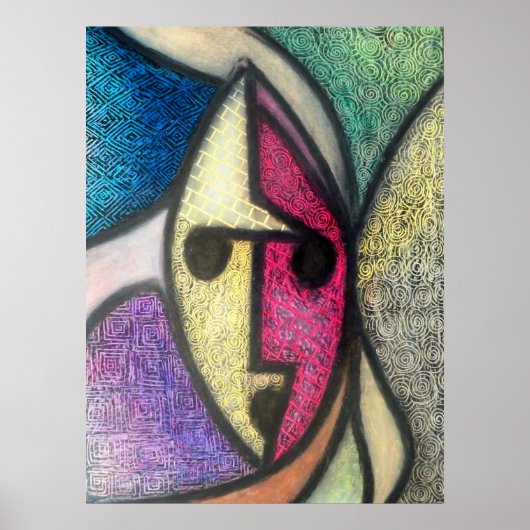 Poster Masque de texture (Devant)