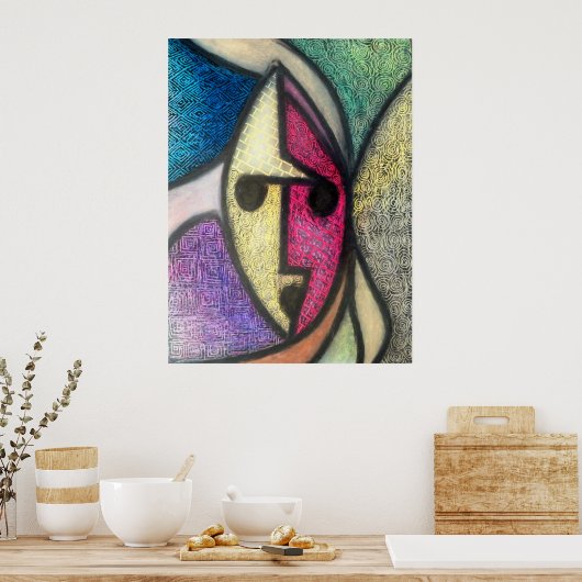 Poster Masque de texture (Cuisine)