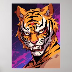 Poster Masque de tigre