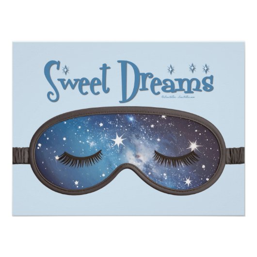 Poster Masque de visage Sweet Dreams (Devant)