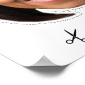 Poster Masque d'Halloween MICHELLE OBAMA (Coin)