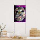 Poster Masque d'impression de l'âme de couleur (Cuisine)