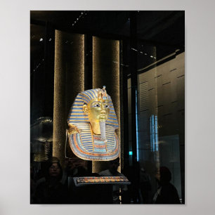 Poster Masque d'or de Toutânkhamon Pharaon de l'Égypte