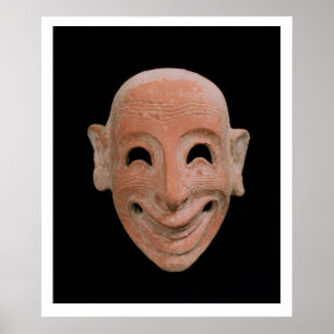 Poster Masque Grotesque, de Motya, VIe siècle av. J.-C (t