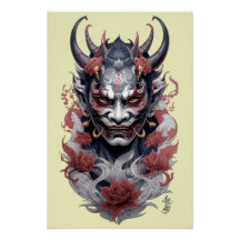 Masque Hannya tatouage
