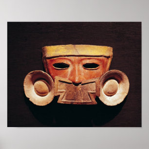 Poster Masque humain, de Teotihuacan