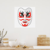 Poster Masque japonais (Cuisine)