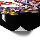 Poster Masque japonais Kitsune (Coin)