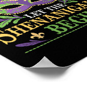 Poster Masque Let The Shenanigans Begin Louisiane Perle d (Coin)