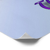 Poster Masque Mardi gras (Coin)