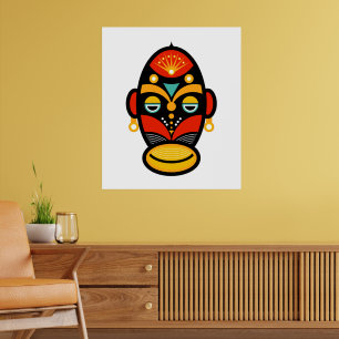 Poster Masque Rasta