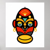 Poster Masque Rasta (Devant)