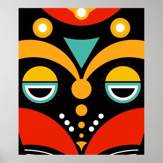 Poster Masque Rasta (Devant)