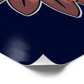 Poster Masque rituel du roi guerrier tribal (Coin)