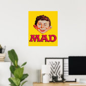 Poster Masque Sticker Mad Magazine (Bureau à domicile)