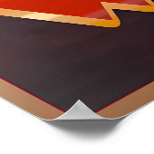 Poster Masque sur le thème du drapeau américain Ensemble  (Coin)