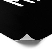 Poster Masque Tache Funny Masque Mustache Pun Dark BG (Coin)