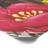 Poster Masque Tiki de Polynésie (Coin)