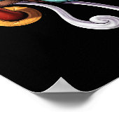 Poster Masque Tlaloc de Dieu Aztèque (Coin)