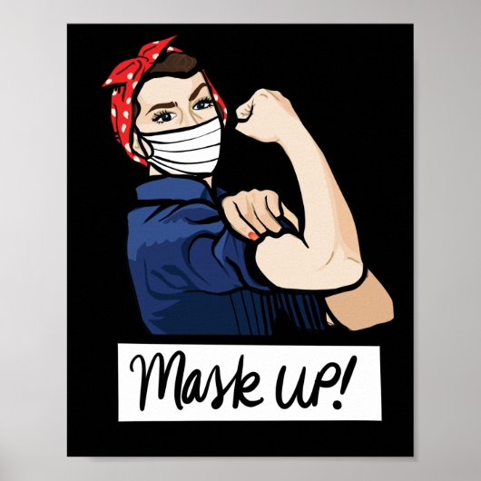 Poster Masque UP Rosie le Riveter (Devant)