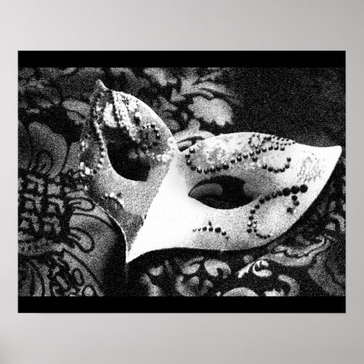 Poster Masque vintage (Devant)