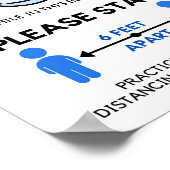 Poster Masque Visage Requis Poster, 6 pi. Éloigné (Coin)