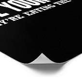 Poster Masquer vos chats votant l'élection Trump 2024 (Coin)