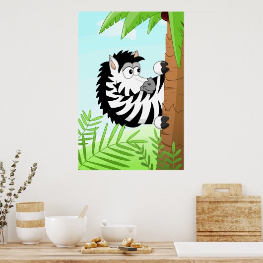 Poster Masquer Zebra (Cuisine)