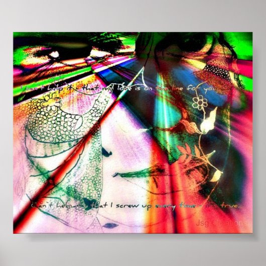 Poster "Masquerade" (Devant)