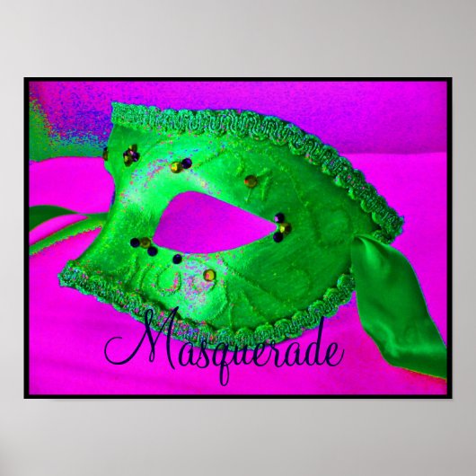 Poster "Masquerade" (Devant)