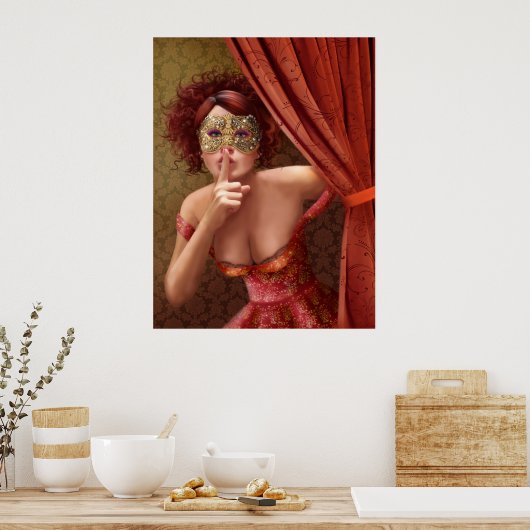 Poster "Masquerade" (Cuisine)