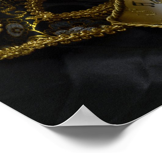 Poster Masquerade de Gold Carnival Ventian (Coin)