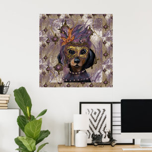 POSTER MASQUERADE DOXIE ART