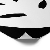 Poster Masquerade en noir et argent (Coin)