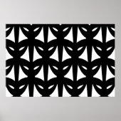 Poster Masquerade en noir et blanc (Devant)