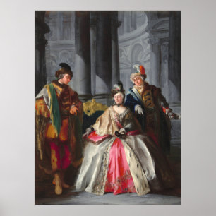 Poster Masquerade - Louis-Joseph Le Lorrain