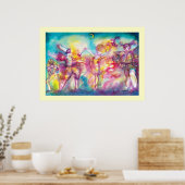 Poster MASQUERADE, Mardi Gras Masques, Danse, Musique (Cuisine)