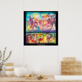 Poster MASQUERADE, Mardi Gras Masques, Danse, Musique (Cuisine)