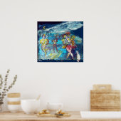 POSTER MASQUÉRADE VÉNÉTIENNE / MUSIQUE LA NUIT (Cuisine)