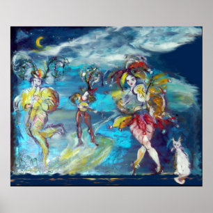 POSTER MASQUERADE VENITIENNE / MUSIQUE DANS LA NUIT
