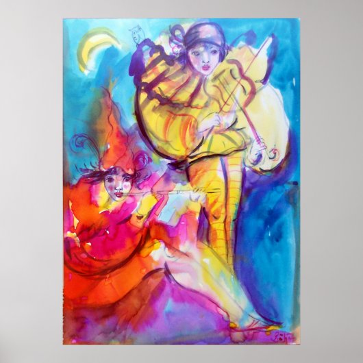 POSTER MASQUÉRADE VÉNITIENNE / NOCTURNE MUSICALE (Devant)