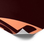 Poster Masques africains ethniques, arrière - plans noirs (Coin)